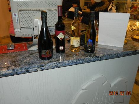 Meie saagiks oli seekord punane Pinot Sekt, 2003 aasta Spätburgunder, Riesling ja valge Pinot Noir :)