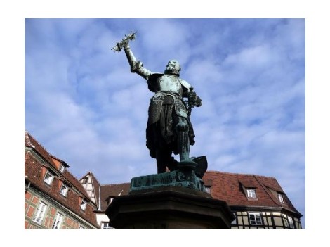 Schwendi monument moinseur Bartholdi poolt. Schwendil on seos Tokay viinamarjaga, mis nüüd Alsace´s lubatud pole ja tuleb Pinot Gris ´ks nimetada